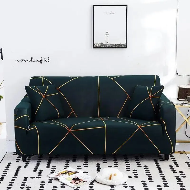 Motif Echium - Housse de Canapé Extensible