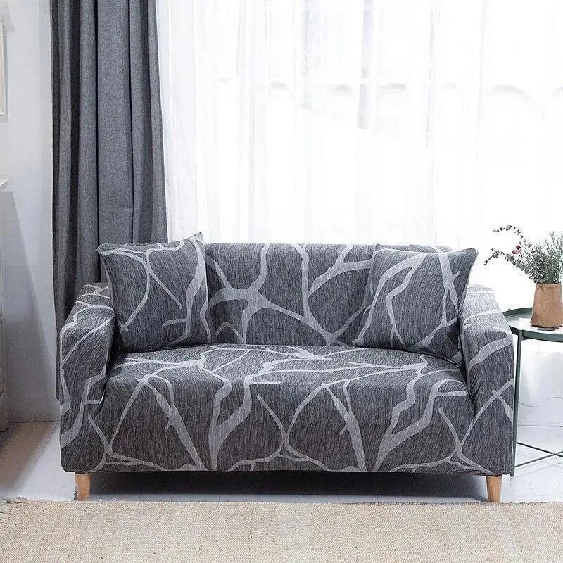 Motif Volutaria - Housse de Canapé Extensible