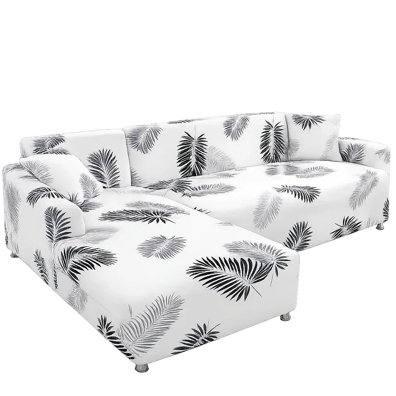 Motif Ciliata - Housse de Canapé d’Angle Extensible