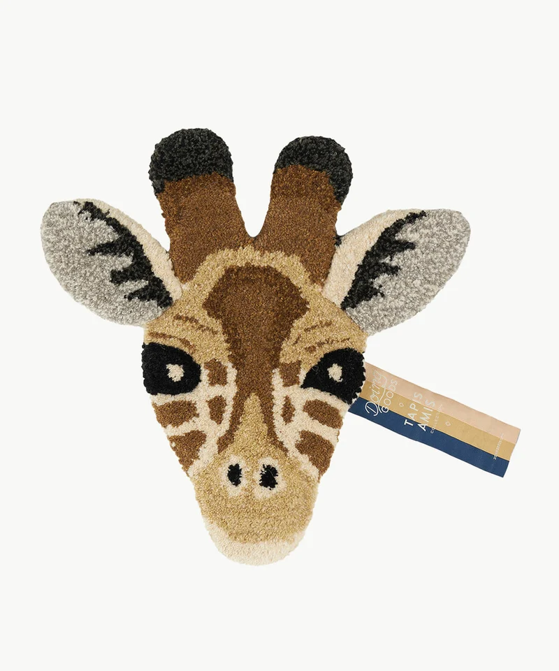 Girafhoved tæppe i uld – Doing Goods