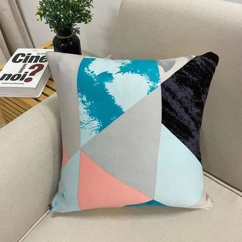 2 Housses De Coussin Geocool Pour Canapé - 45 x 45 Cm
