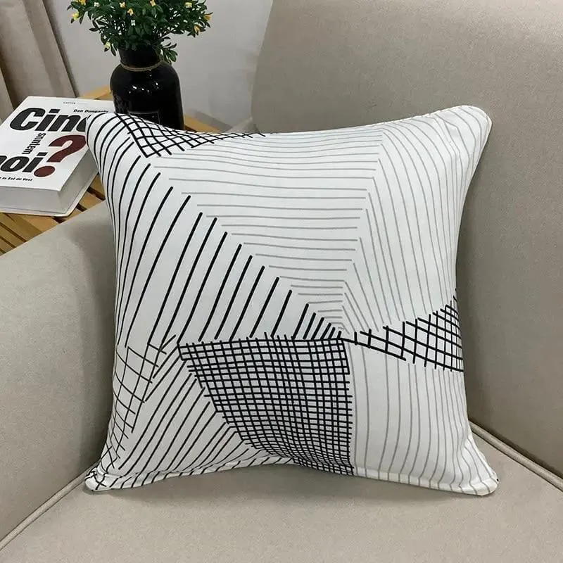 2 Housses De Coussin Scandinave Pour Canapé - 45 x 45 Cm