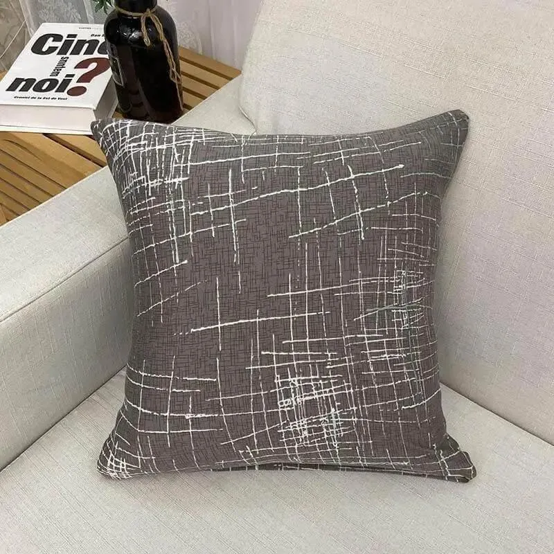 2 Housses De Coussin Rayasy Pour Canapé - 45 x 45 Cm