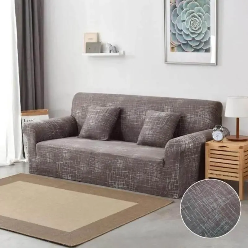 2 Housses De Coussin Rayasy Pour Canapé - 45 x 45 Cm