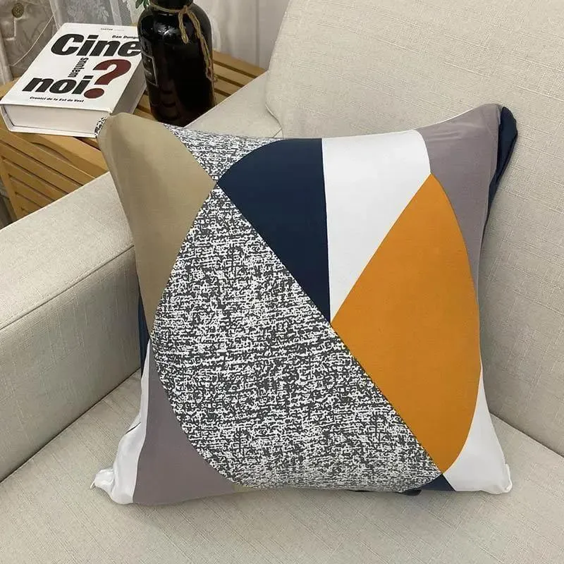 2 Housses De Coussin Pour Canapé Hexagonor - 45 x 45 Cm