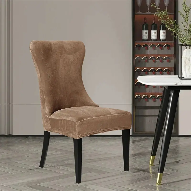 Housse Chaise Velours Doux YUKANA