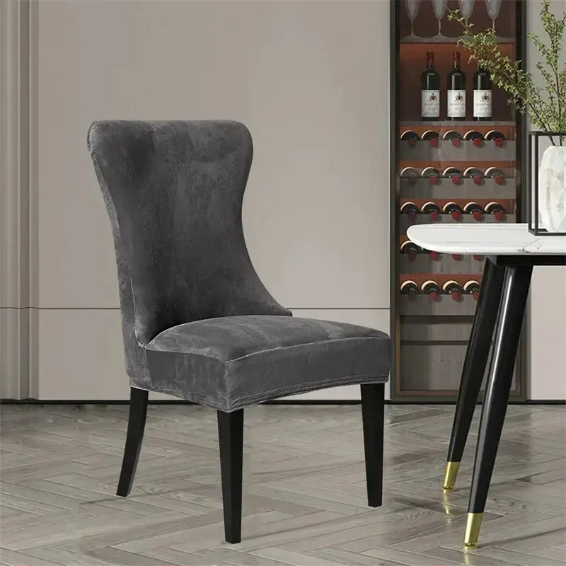 Housse Chaise Velours Doux YUKANA