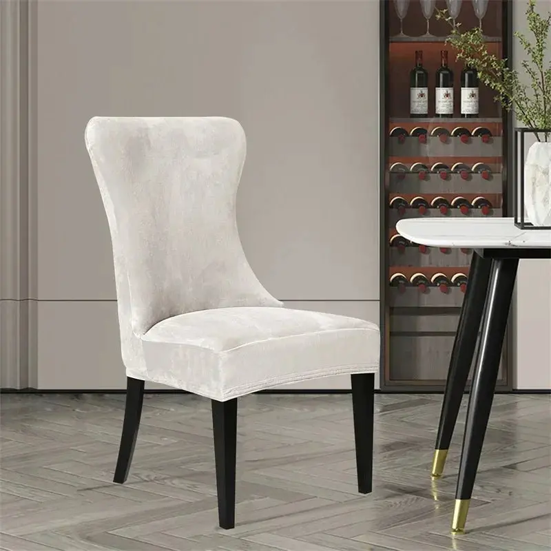 Housse Chaise Velours Doux YUKANA