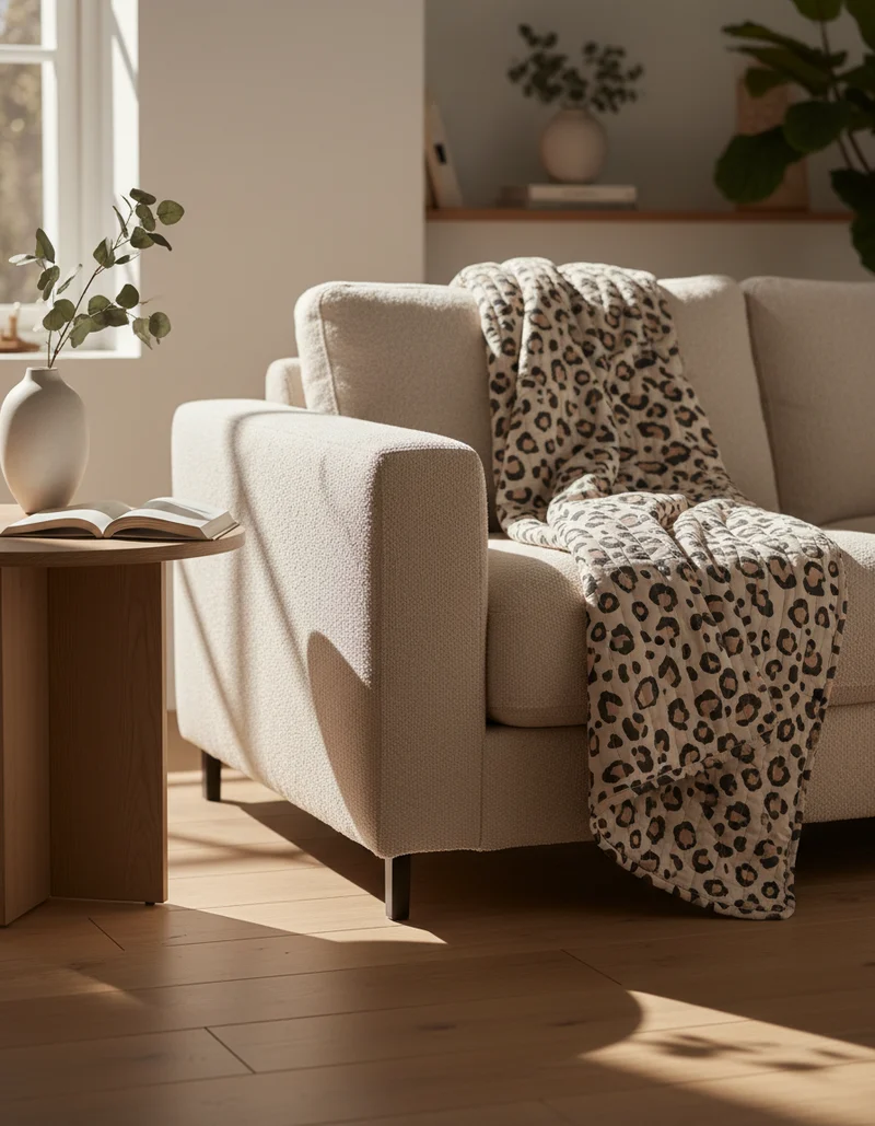 Leopard plaid i bomuld – EJA