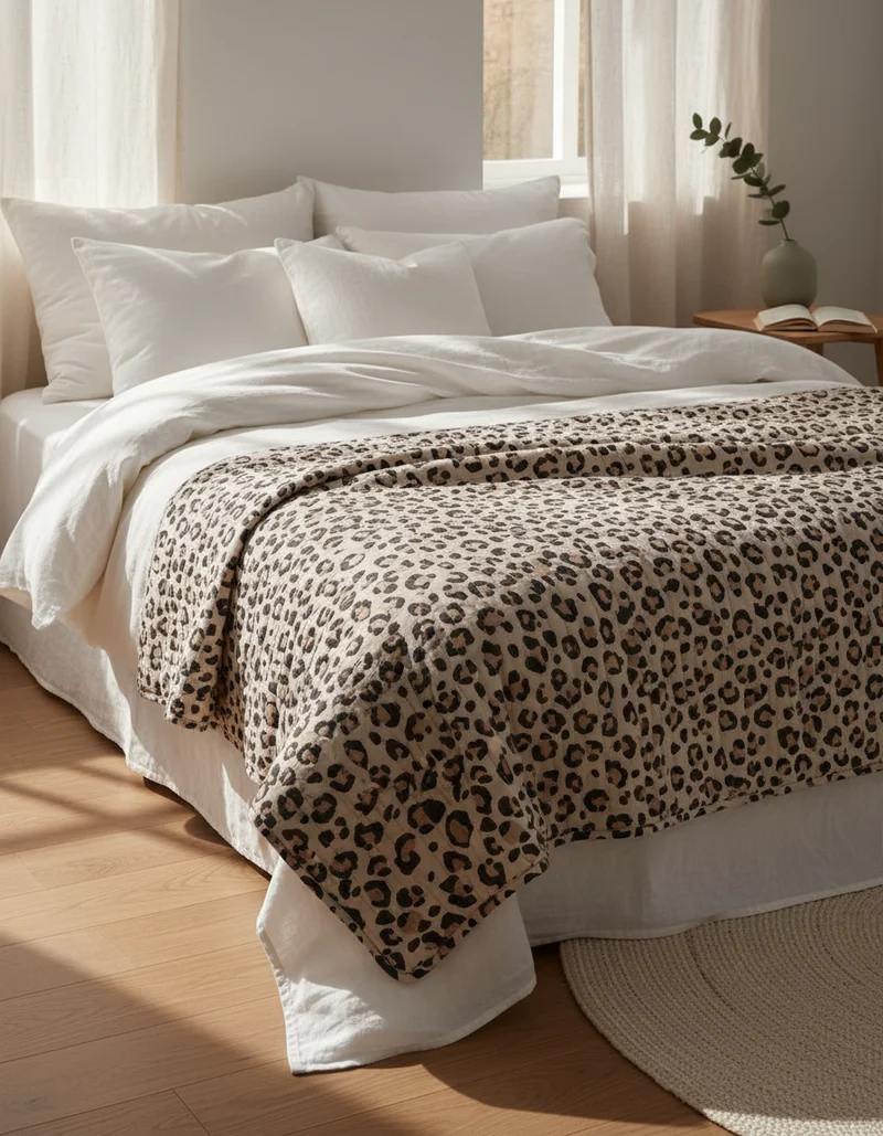 Leopard plaid i bomuld – EJA