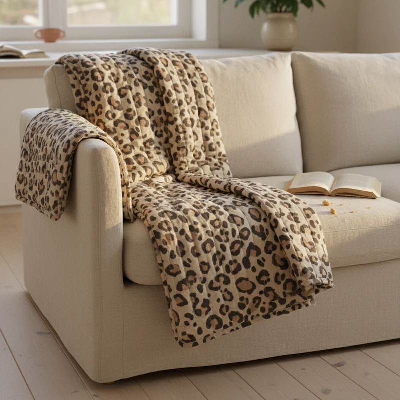 Leopard plaid i bomuld – EJA