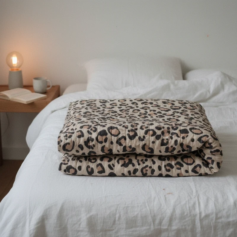 Leopard plaid i bomuld – EJA