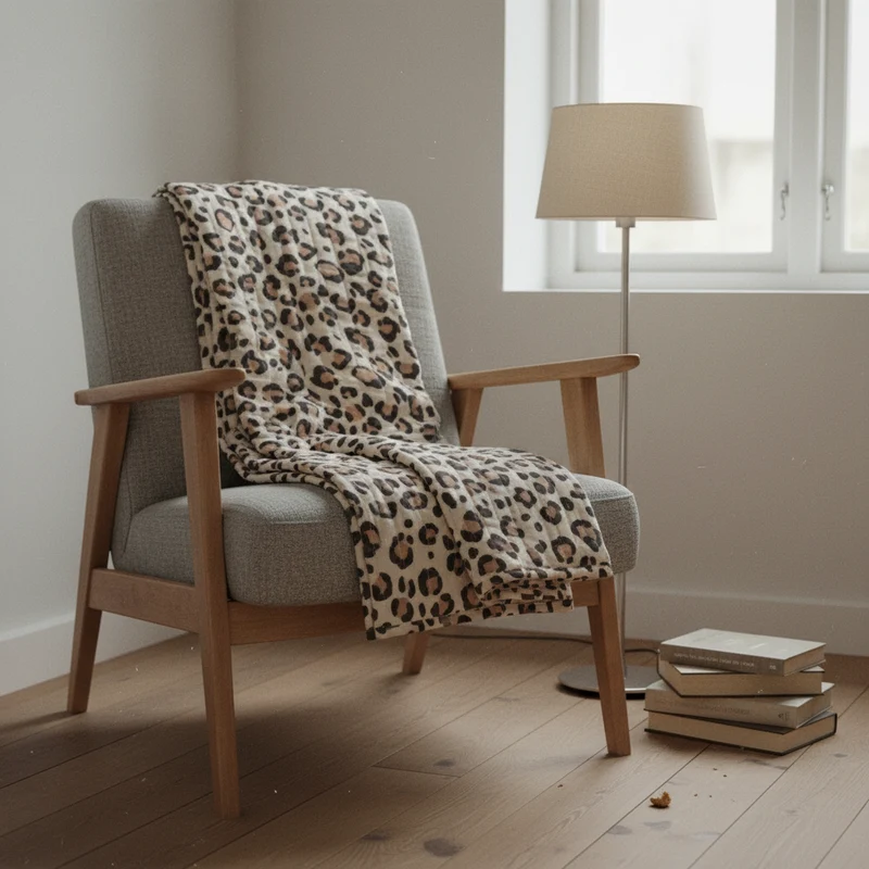 Leopard plaid i bomuld – EJA