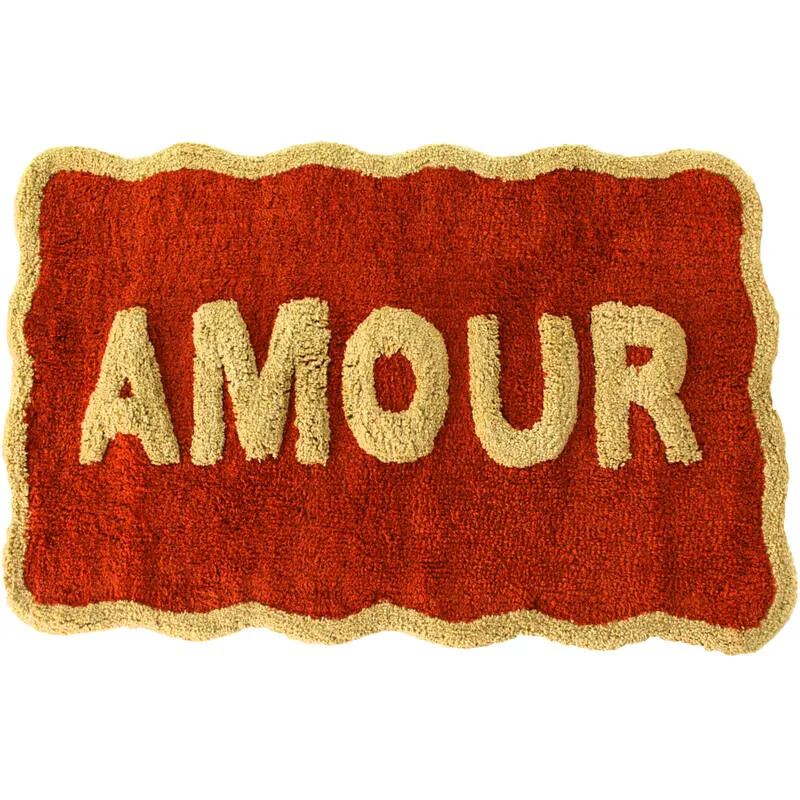 Amour bademåtte i bomuld – Kersten