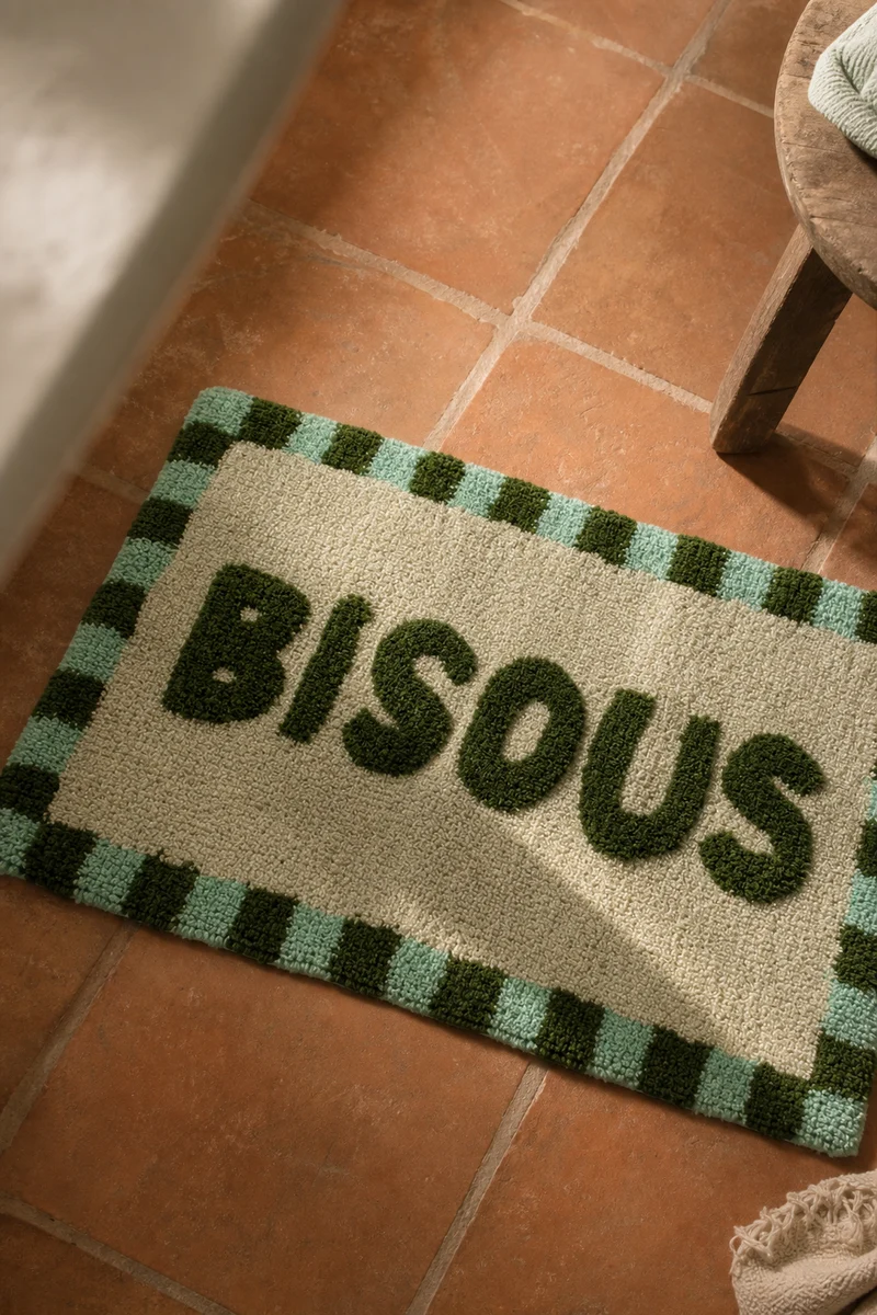 Bisous bademåtte i bomuld – Kersten