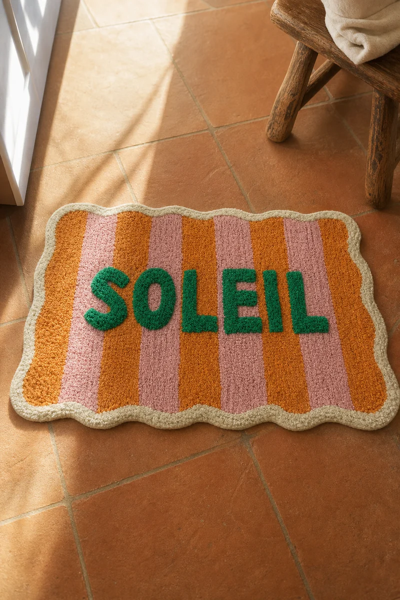 Soleil bademåtte i bomuld – Kersten