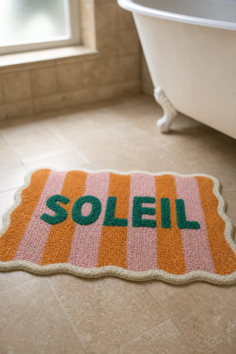 Soleil bademåtte i bomuld – Kersten