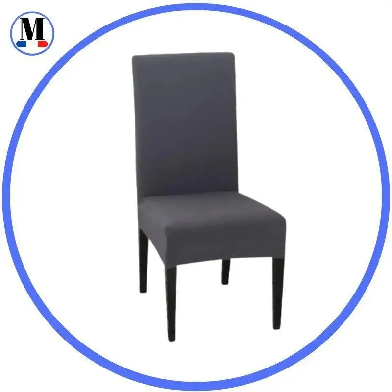 Housse De Chaise Gris
