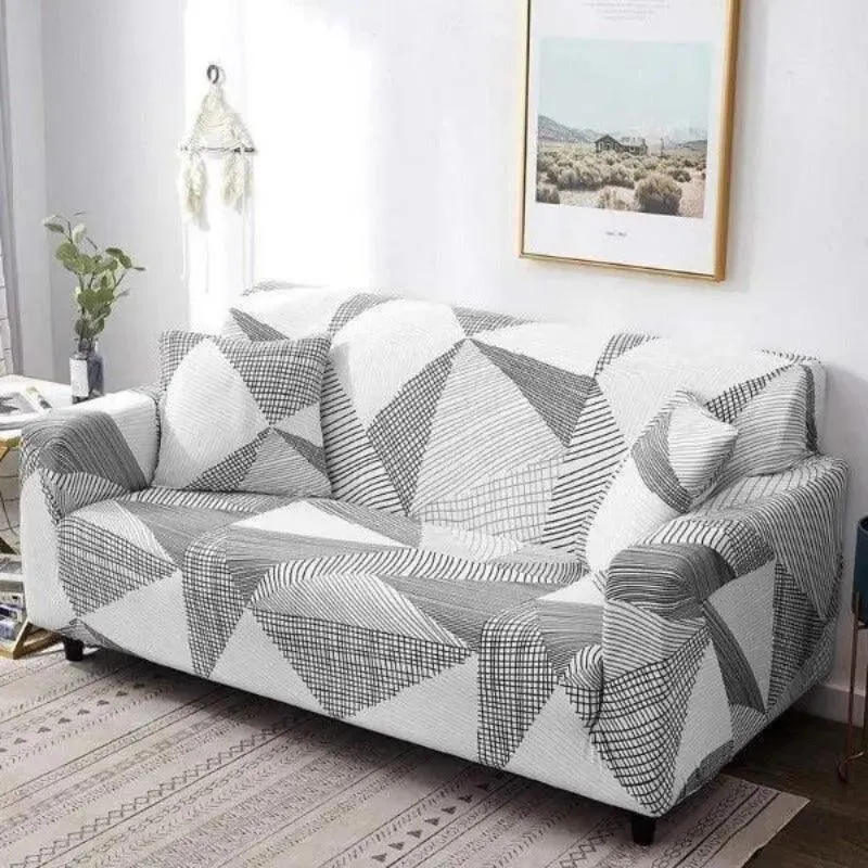 Motif Scandinave - Housse De Canapé Extensible