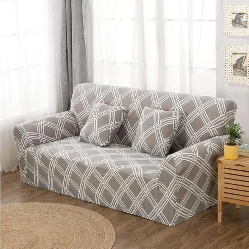 Motif Maillonchain - Housse de Canapé Extensible