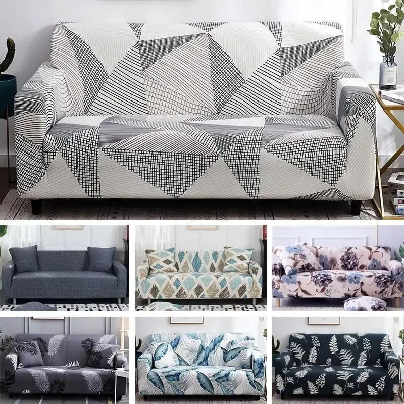 Motif Maillonchain - Housse de Canapé Extensible