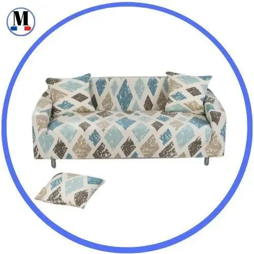 Motif Losangecover - Housse de Canapé Extensible