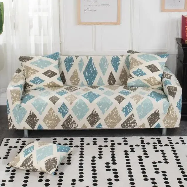 Motif Losangecover - Housse de Canapé Extensible