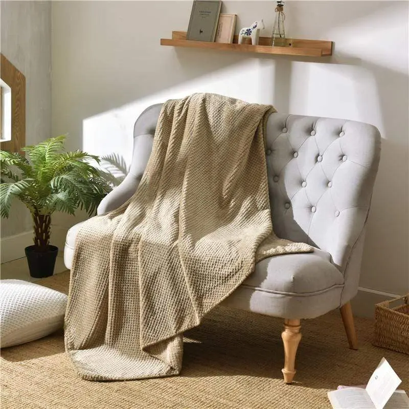 Plaid Canapé Polyester Texturé QUILIS