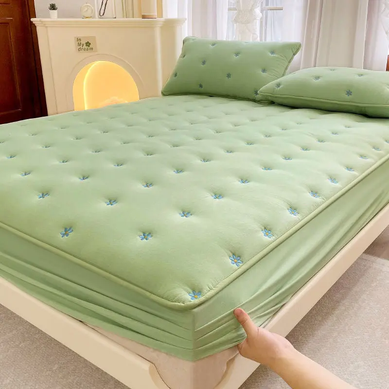 Housse de Matelas Coton Geométrique SEROLO