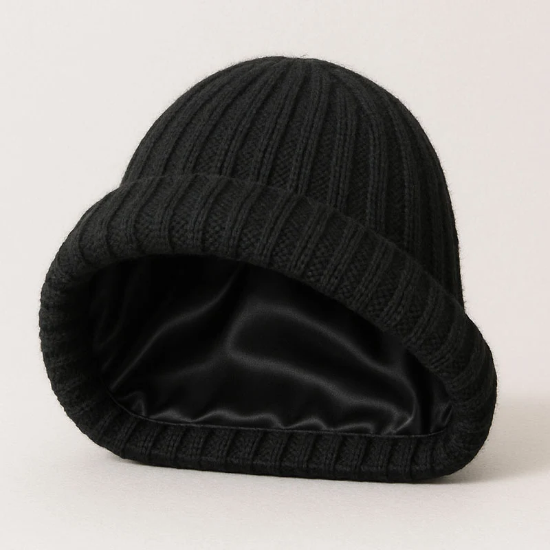 Bonnet cachemire et soie