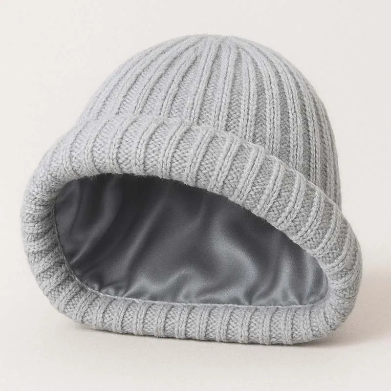 Bonnet cachemire et soie