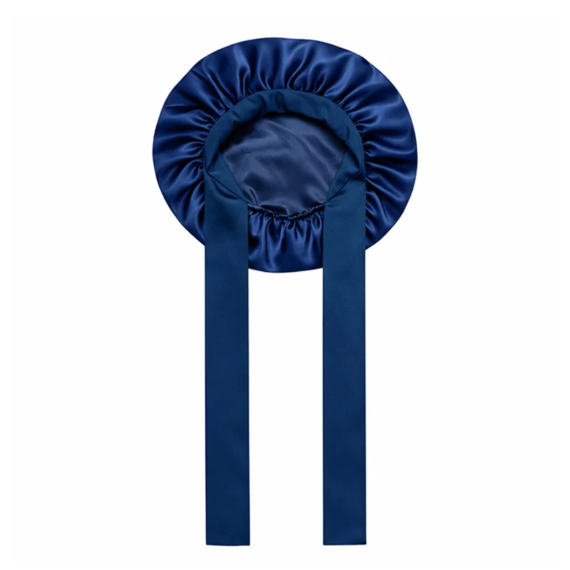 Bonnet de nuit en soie ajustable