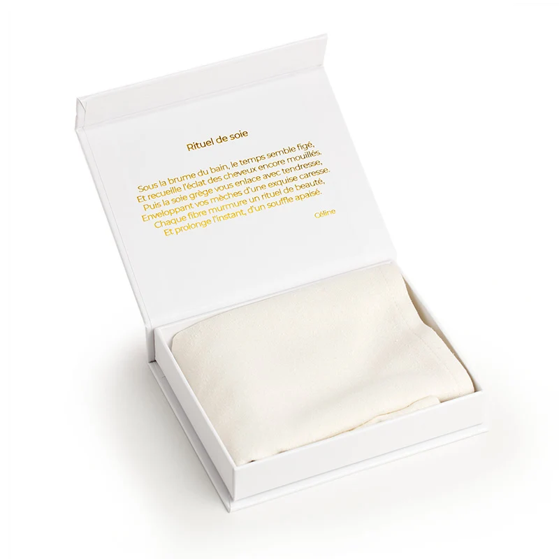 Serviette cheveux absorbante en soie