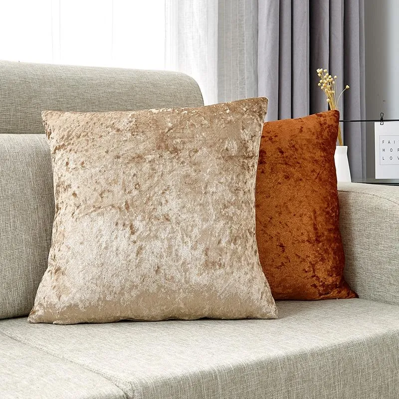Housse de Coussin Velours de Glace 40x40cm