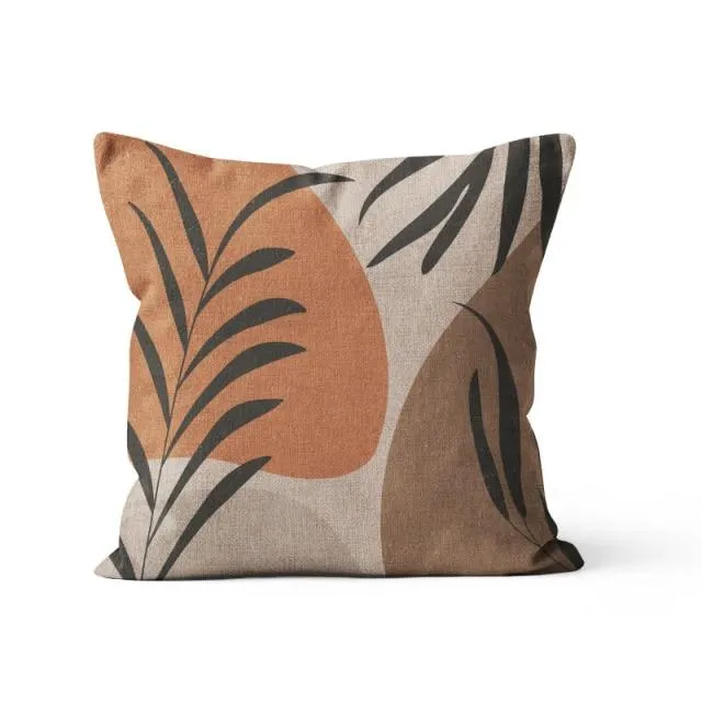 Housse de Coussin 40x40 Lin Ethnique