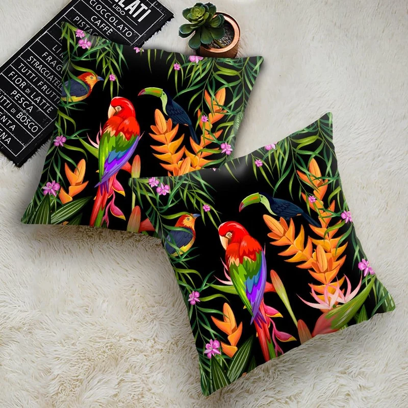 Housse de Coussin 45x45 Tropical
