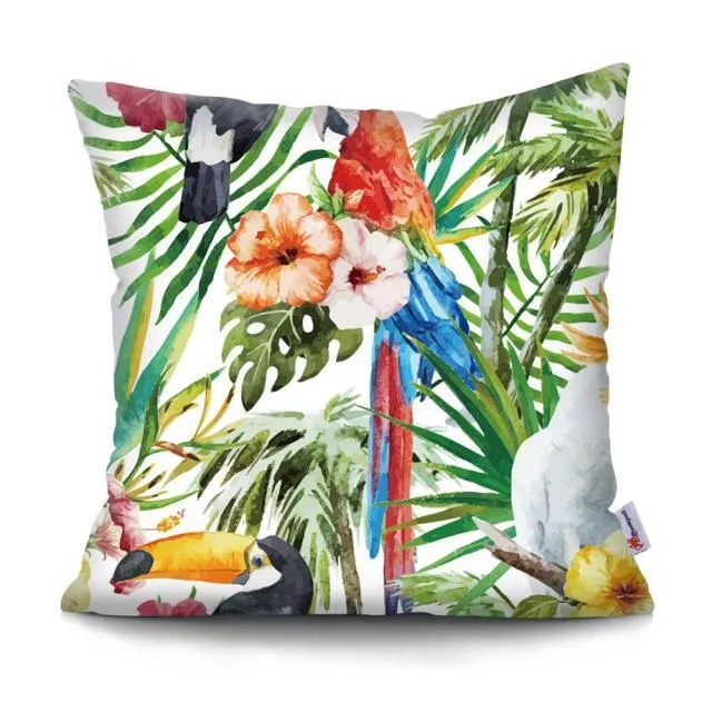 Housse de Coussin 45x45 Tropical