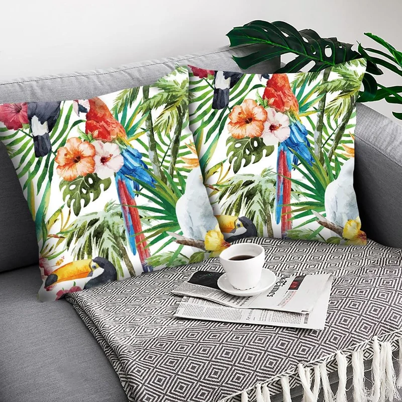 Housse de Coussin 45x45 Tropical