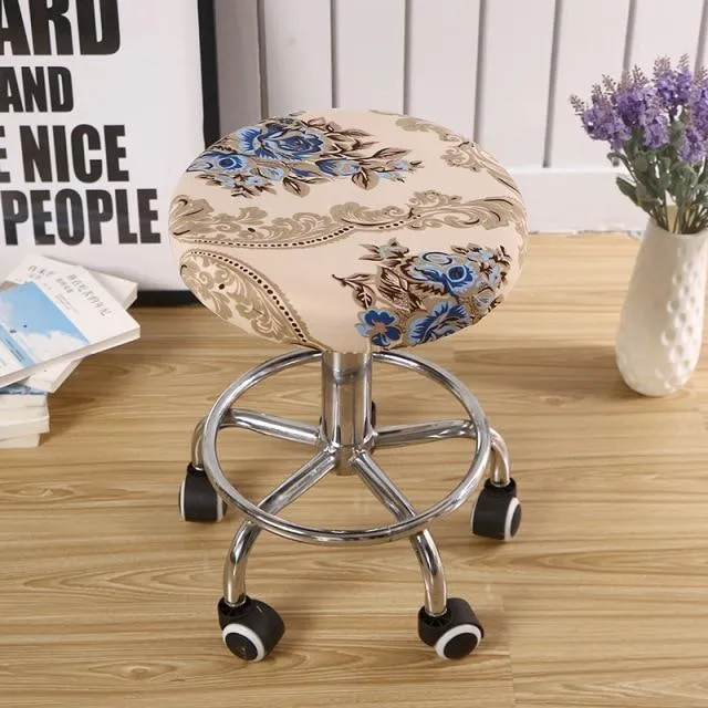 Housse de Tabouret Rond Oriental