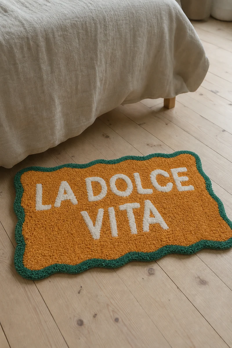 La Dolce Vita bademåtte i bomuld – Kersten