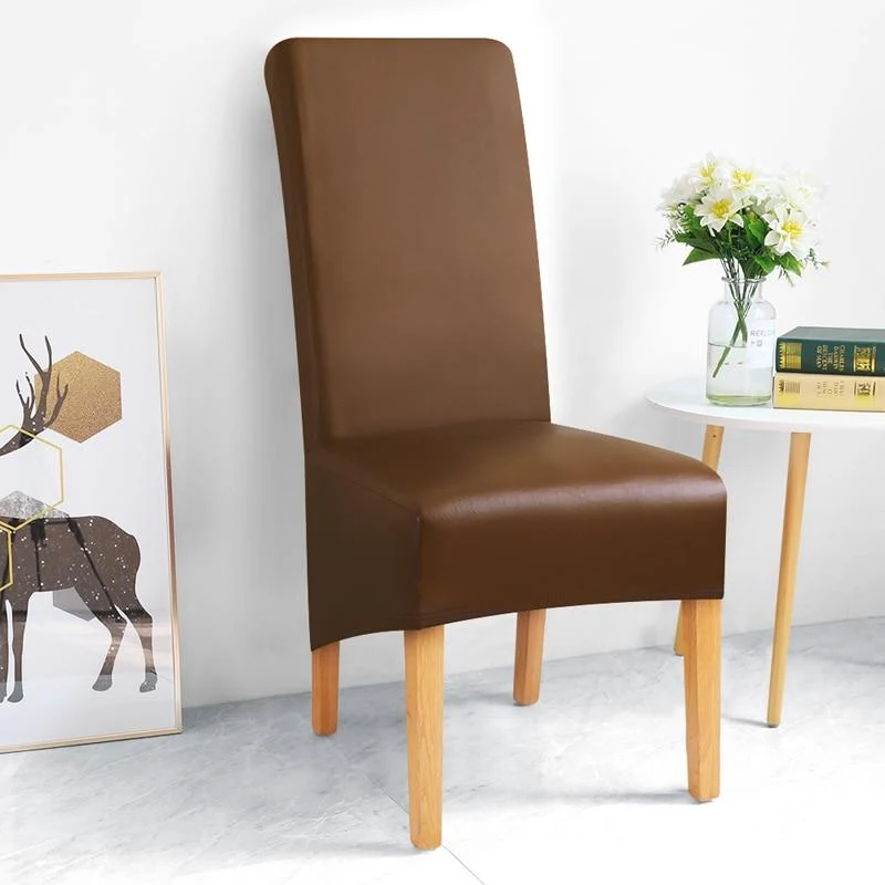Housse de Chaise Grande Taille Simili Cuir