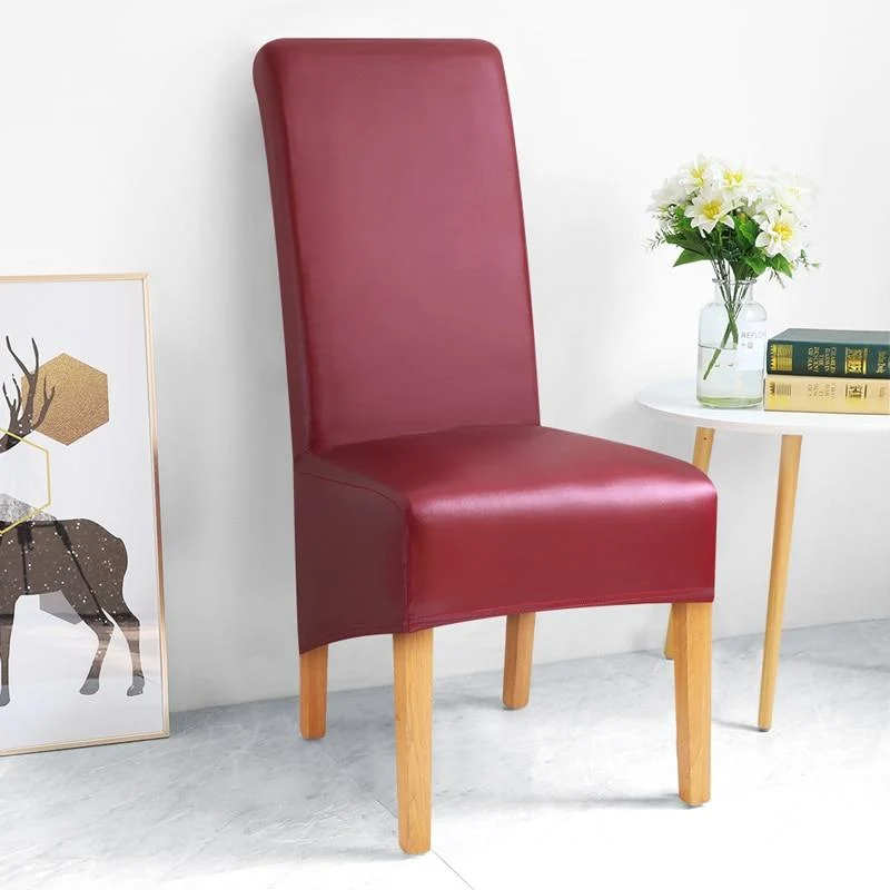 Housse de Chaise Grande Taille Simili Cuir