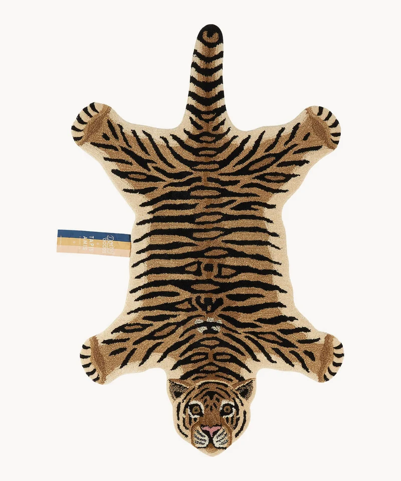 Drowsy tiger tæppe i uld – Doing Goods