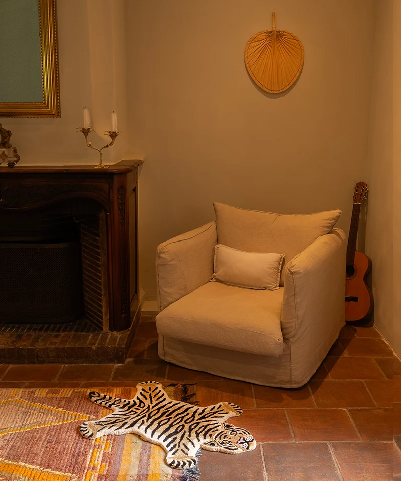 Drowsy tiger tæppe i uld – Doing Goods