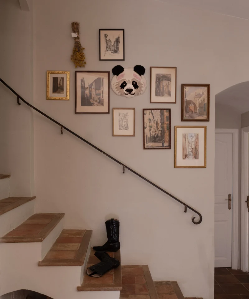 Pandahoved tæppe i uld – Doing Goods