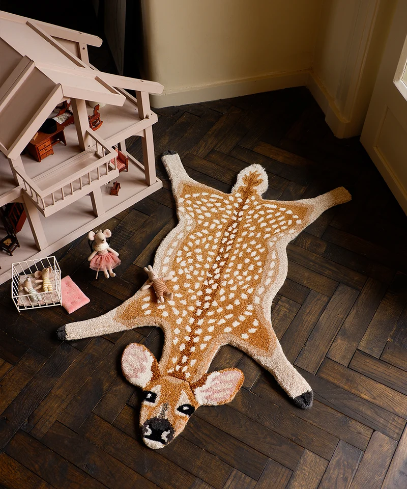 Bambi tæppe i uld – Doing Goods