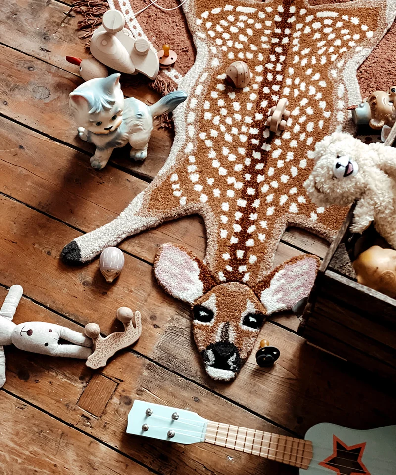 Bambi tæppe i uld – Doing Goods