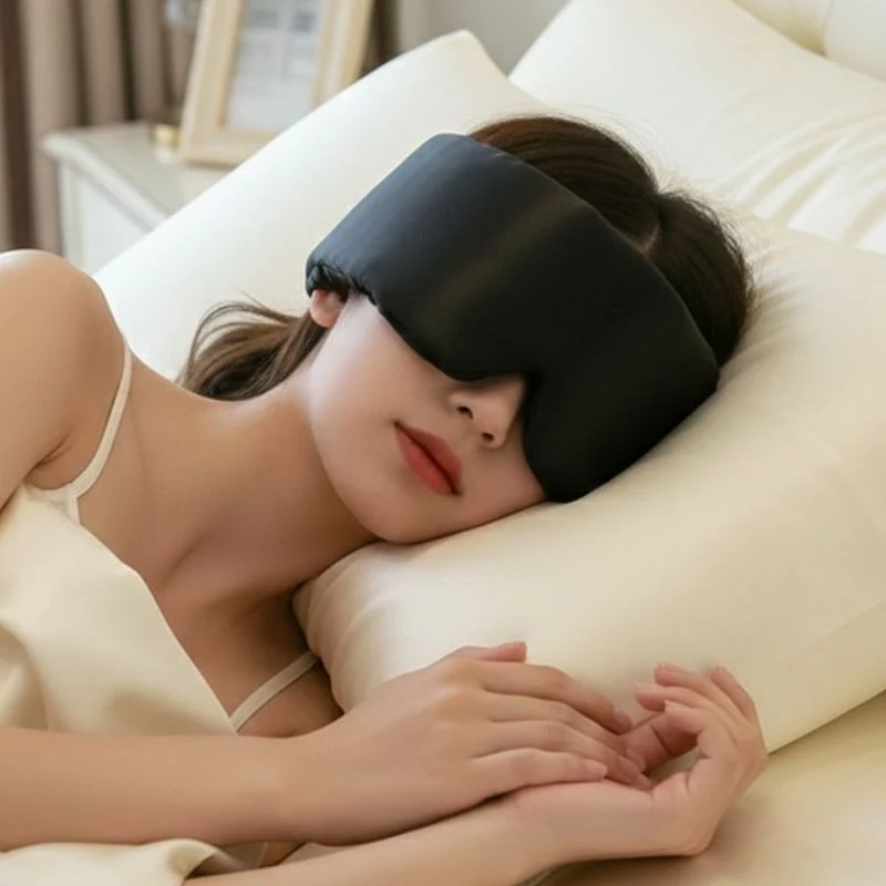 Masque de nuit bandeau en soie