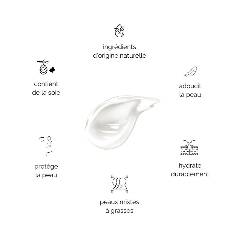 Sérum hydratant acide hyaluronique & soie