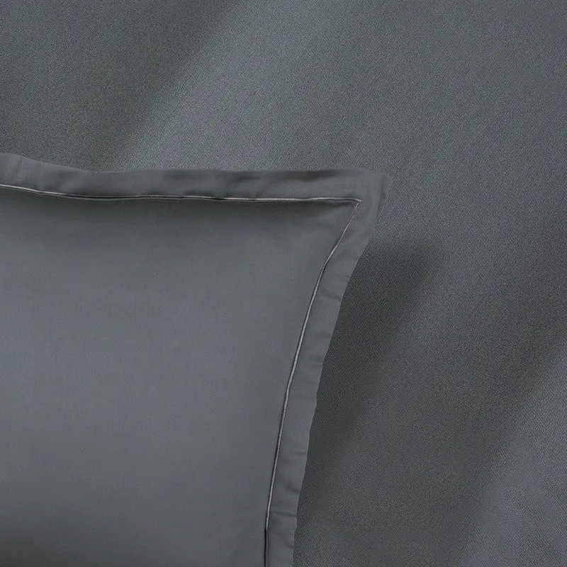 Ensemble de draps satin de coton - Uni 1 baratta Gris 02